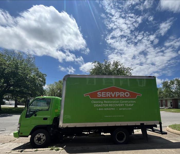 SERVPRO box truck. 